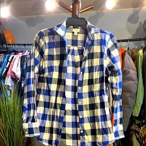 J.Crew checkered Button Down